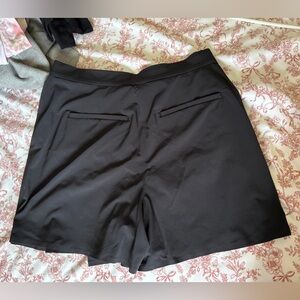 Black High-Waisted Shorts